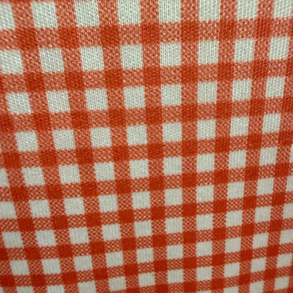 MEN’s EUC Pro Tour Classic Orange and White Checkered Polo Shirt Men’s XL - Picture 4 of 4